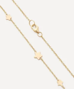 Liberty Necklaces|Necklaces^9ct Gold Star Love Chain Necklace