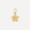 Liberty Charms & Pendants|Charms & Pendants^9ct Gold Star Love Small Diamond Pendant