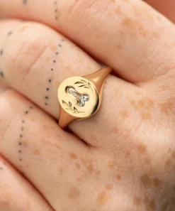 Artemer Rings|Rings^18ct Gold Statement Signet Ring