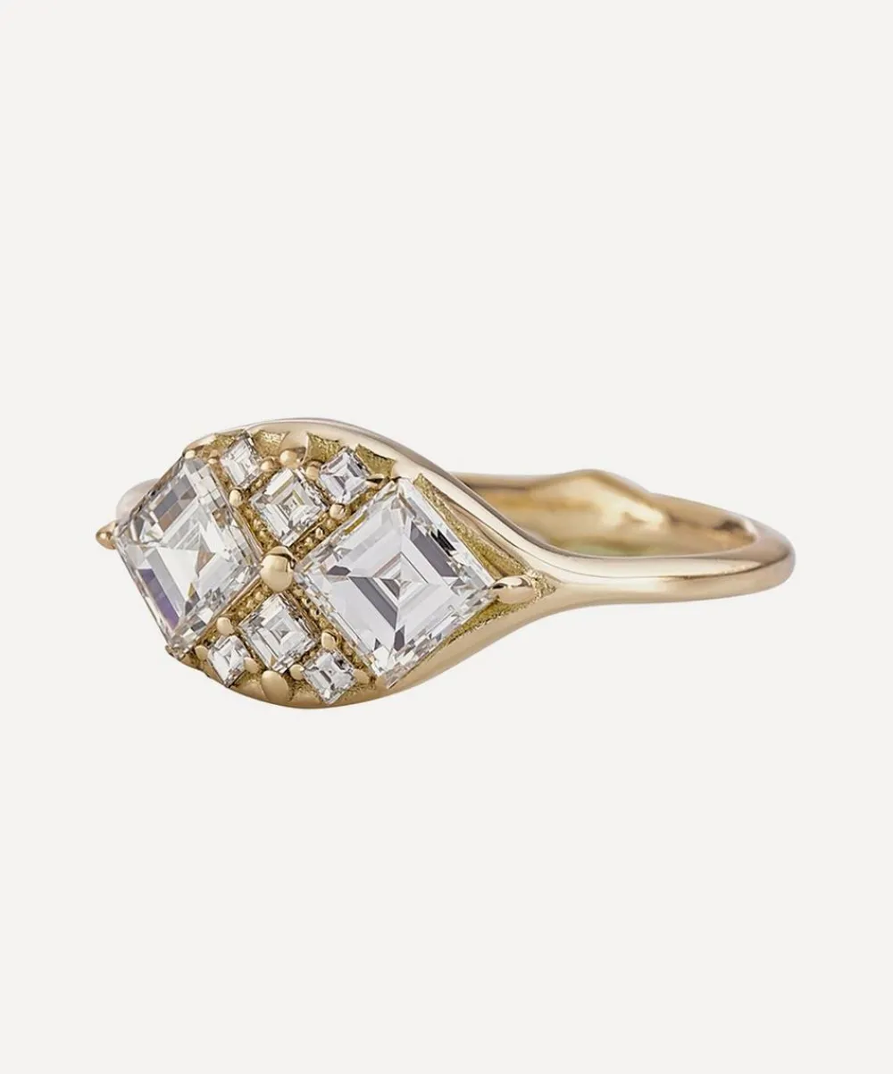 Artemer Rings|Rings^18ct Gold Step Cut Engagement Ring
