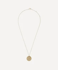 Celine Daoust Necklaces|Necklaces^14ct Gold Sun and Moon Medal Star Pendant Necklace