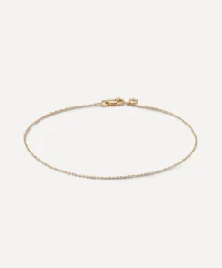 Monica Vinader Bracelets^14ct Gold Super Fine Chain Bracelet