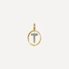 Annoushka Charms & Pendants|Charms & Pendants^18ct Gold T Diamond Initial Pendant