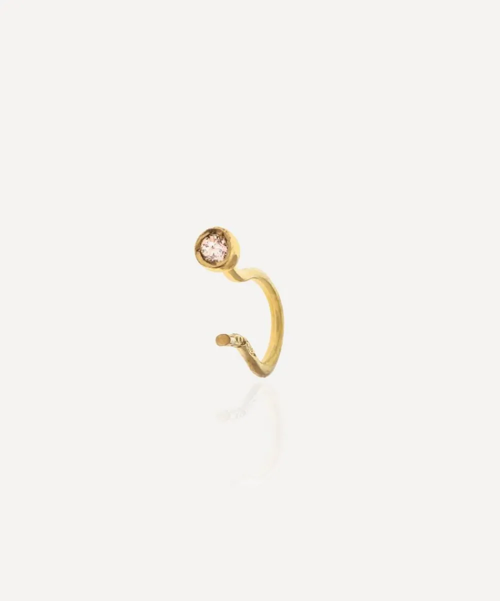 Atelier VM Earrings|Earrings^18ct Gold Tappabuchi White Diamond Stud Earring