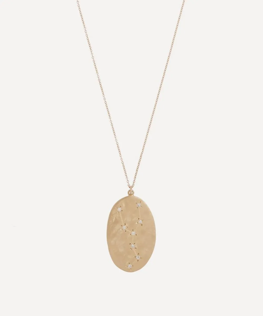 Brooke Gregson Necklaces|Necklaces^14ct Gold Taurus Astrology Diamond Necklace