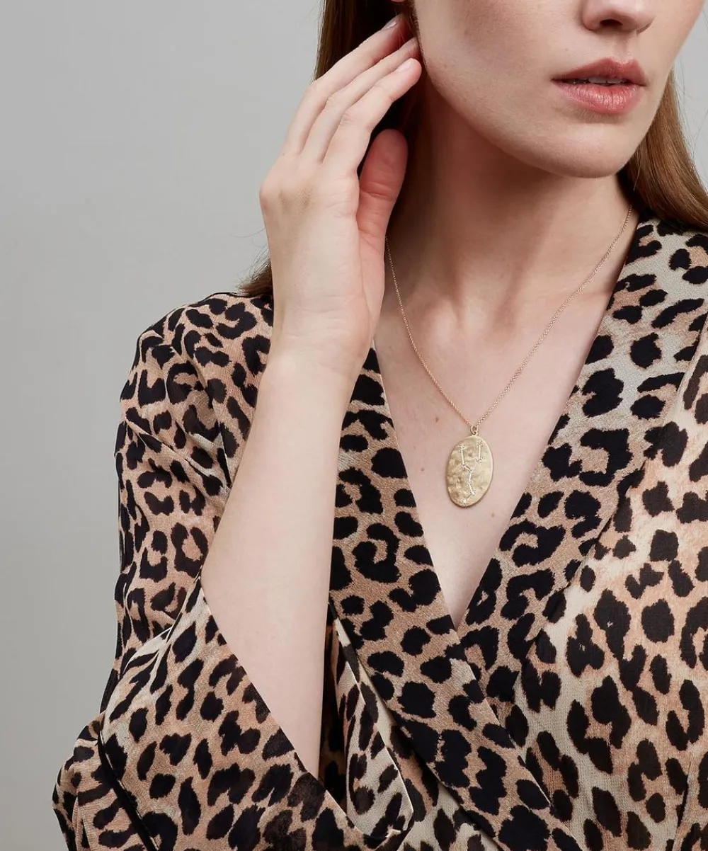 Brooke Gregson Necklaces|Necklaces^14ct Gold Taurus Astrology Diamond Necklace