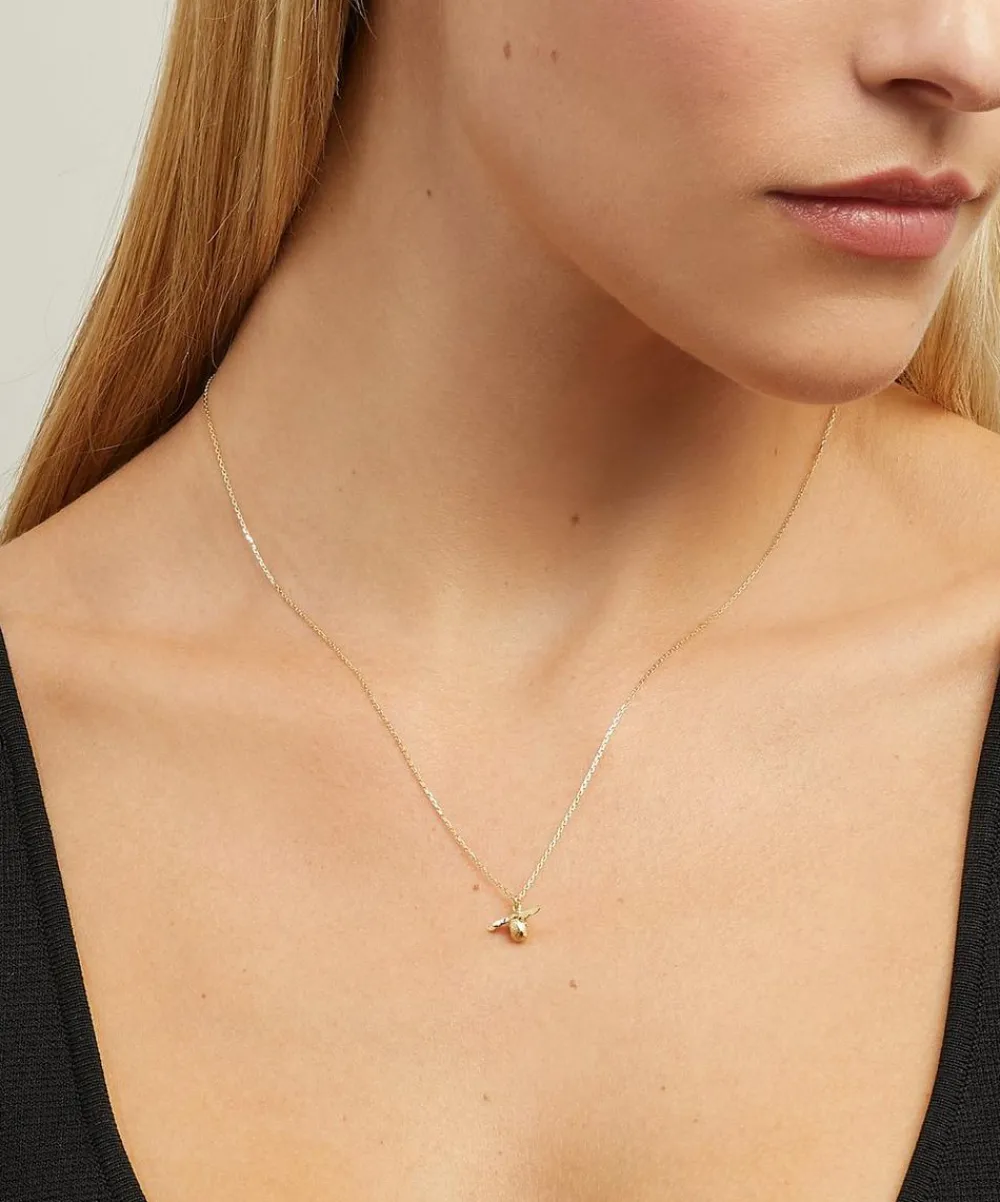 Alex Monroe Necklaces^18ct Gold Teeny Tiny Bumblebee Necklace