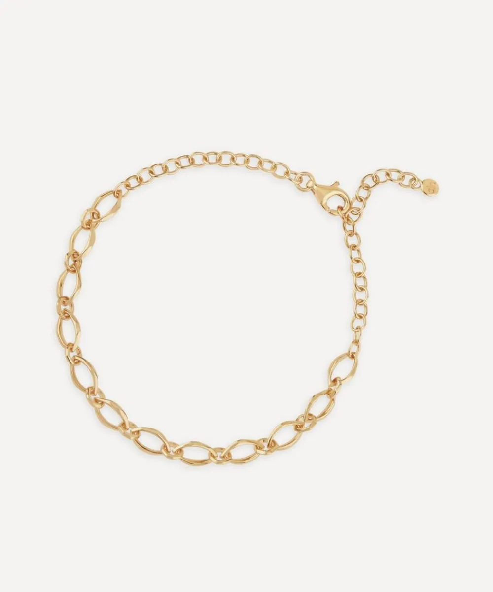 Dinny Hall Bracelets^9ct Gold Thalassa Faceted Link Bracelet