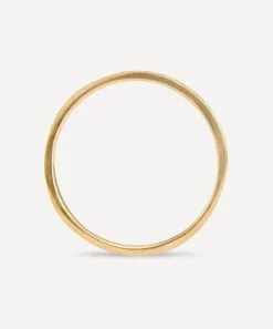 Satomi Kawakita Rings|Rings^18ct Gold Thin Hammered Band Ring