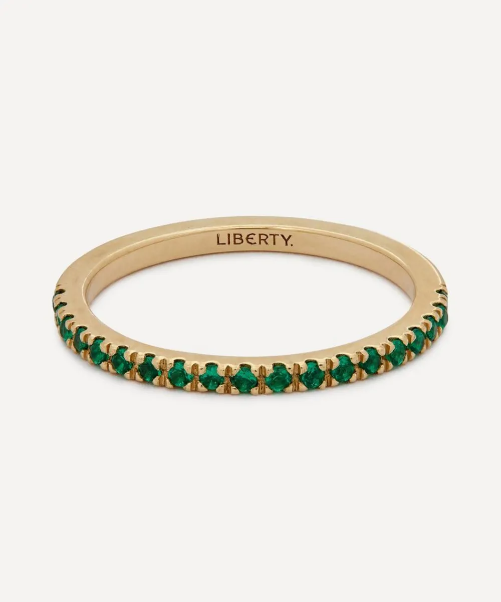 Liberty Rings|Rings^9ct Gold Tsavorite Rainbow Ring