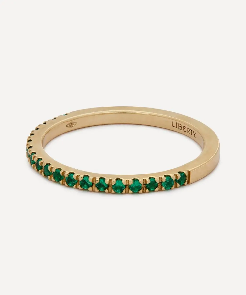 Liberty Rings|Rings^9ct Gold Tsavorite Rainbow Ring