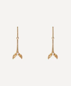 Annoushka Earrings|Earrings^18ct Gold Tulip Diamond Drop Earrings