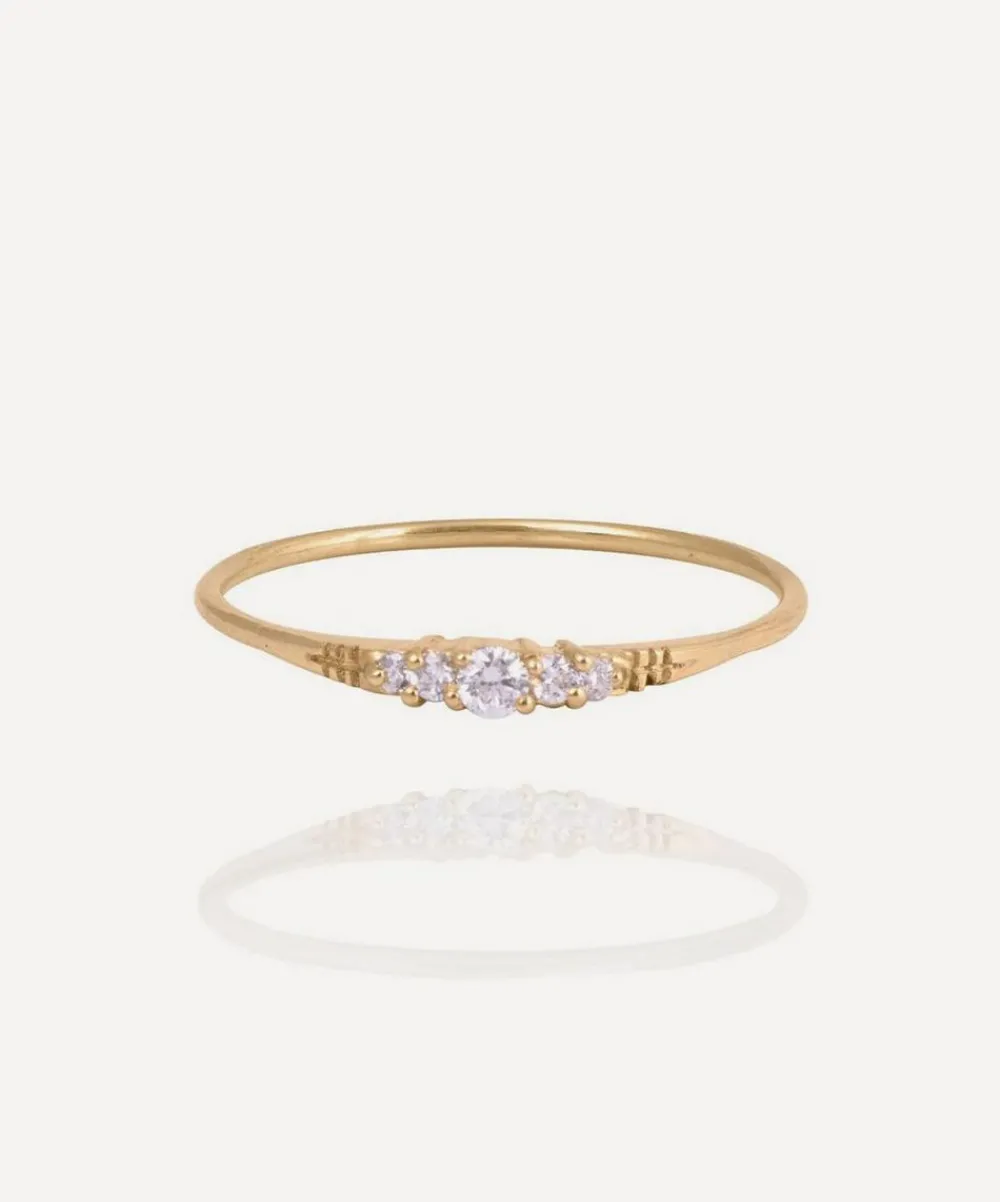 Atelier VM Rings|Rings^18ct Gold Valentina Five-Stone Diamond Ring