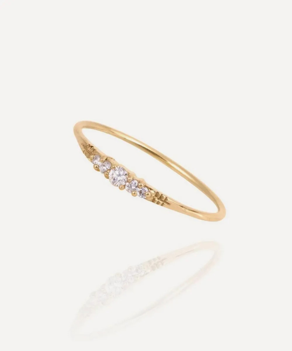 Atelier VM Rings|Rings^18ct Gold Valentina Five-Stone Diamond Ring