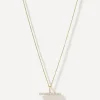 Otiumberg Necklaces^9ct Gold Vestige Diamond Toggle Pendant Necklace