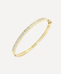 Kojis Bracelets|Bracelets^14ct Gold Vintage Diamond Bangle Bracelet