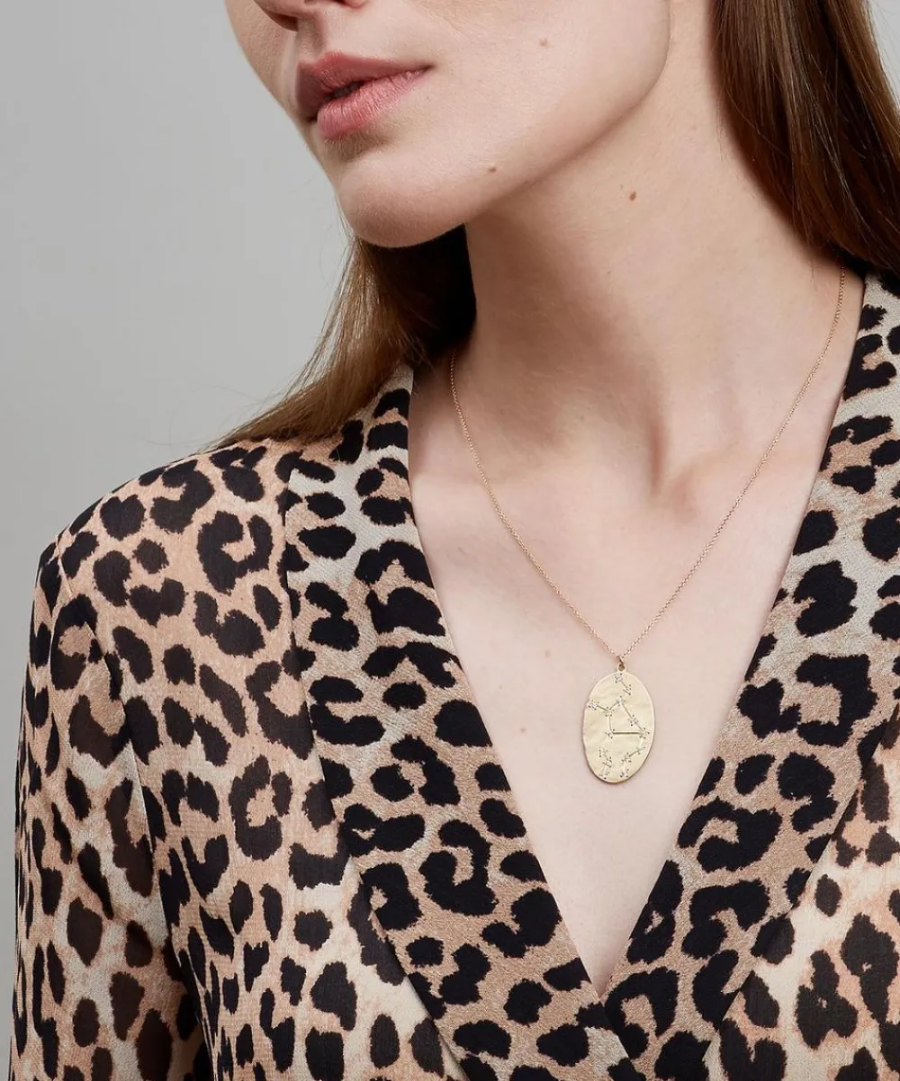 Brooke Gregson Necklaces|Necklaces^14ct Gold Virgo Astrology Diamond Necklace