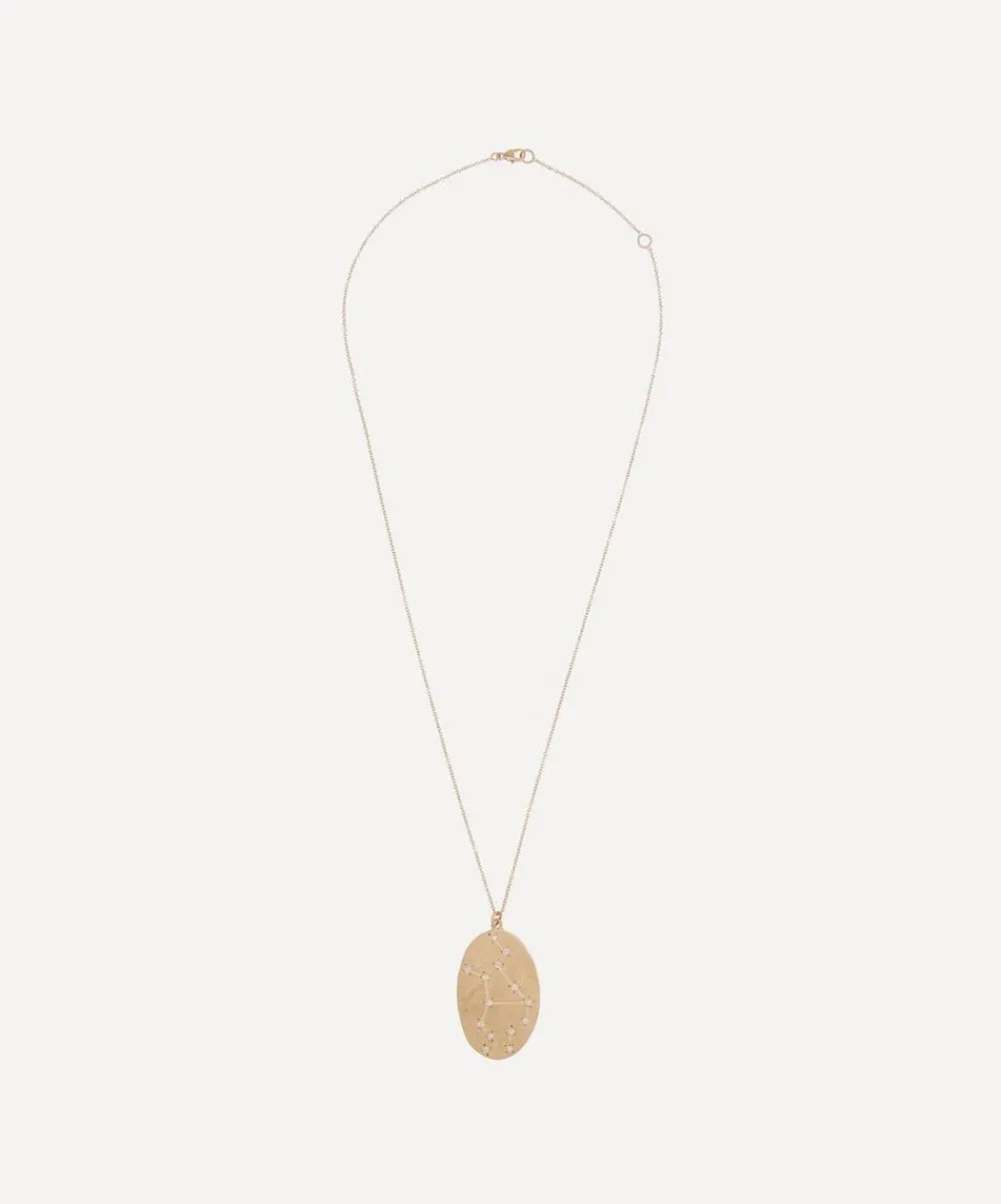 Brooke Gregson Necklaces|Necklaces^14ct Gold Virgo Astrology Diamond Necklace