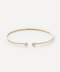 Liberty Bracelets|Bracelets^18ct Gold Voti Diamond Cuff Bracelet
