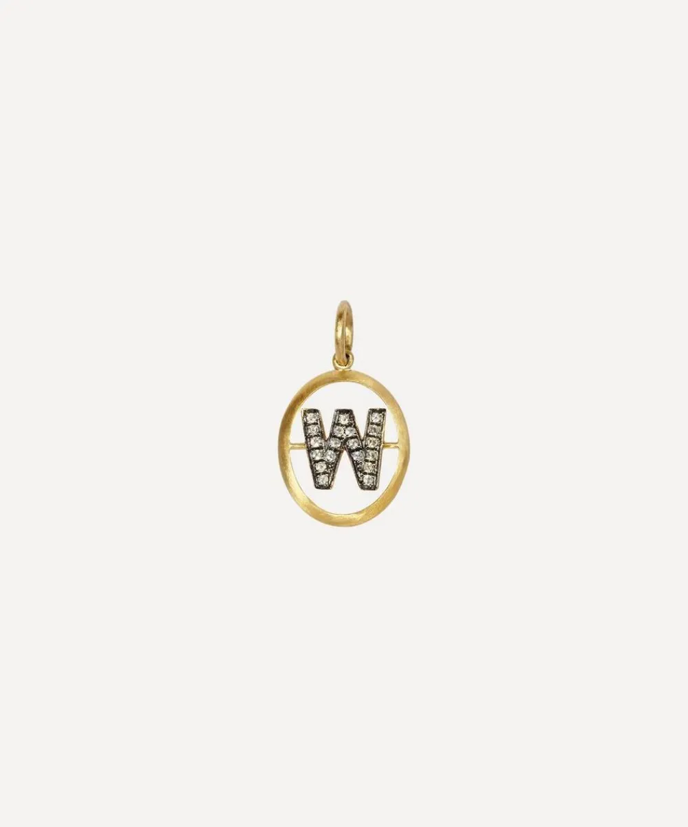 Annoushka Charms & Pendants|Charms & Pendants^18ct Gold W Diamond Initial Pendant