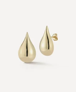 Mateo Earrings|Earrings^14ct Gold Water Droplet Stud Earrings
