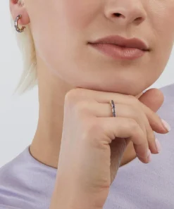 Liberty Earrings|Earrings^9ct Gold Waterfall Blue Iolite Hoop Earrings
