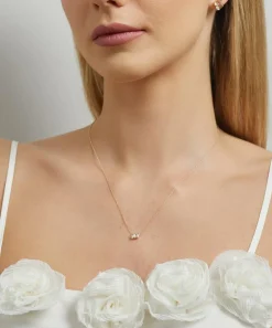 Suzanne Kalan Necklaces|Necklaces^14ct Gold White Baguette Trio Pendant Necklace
