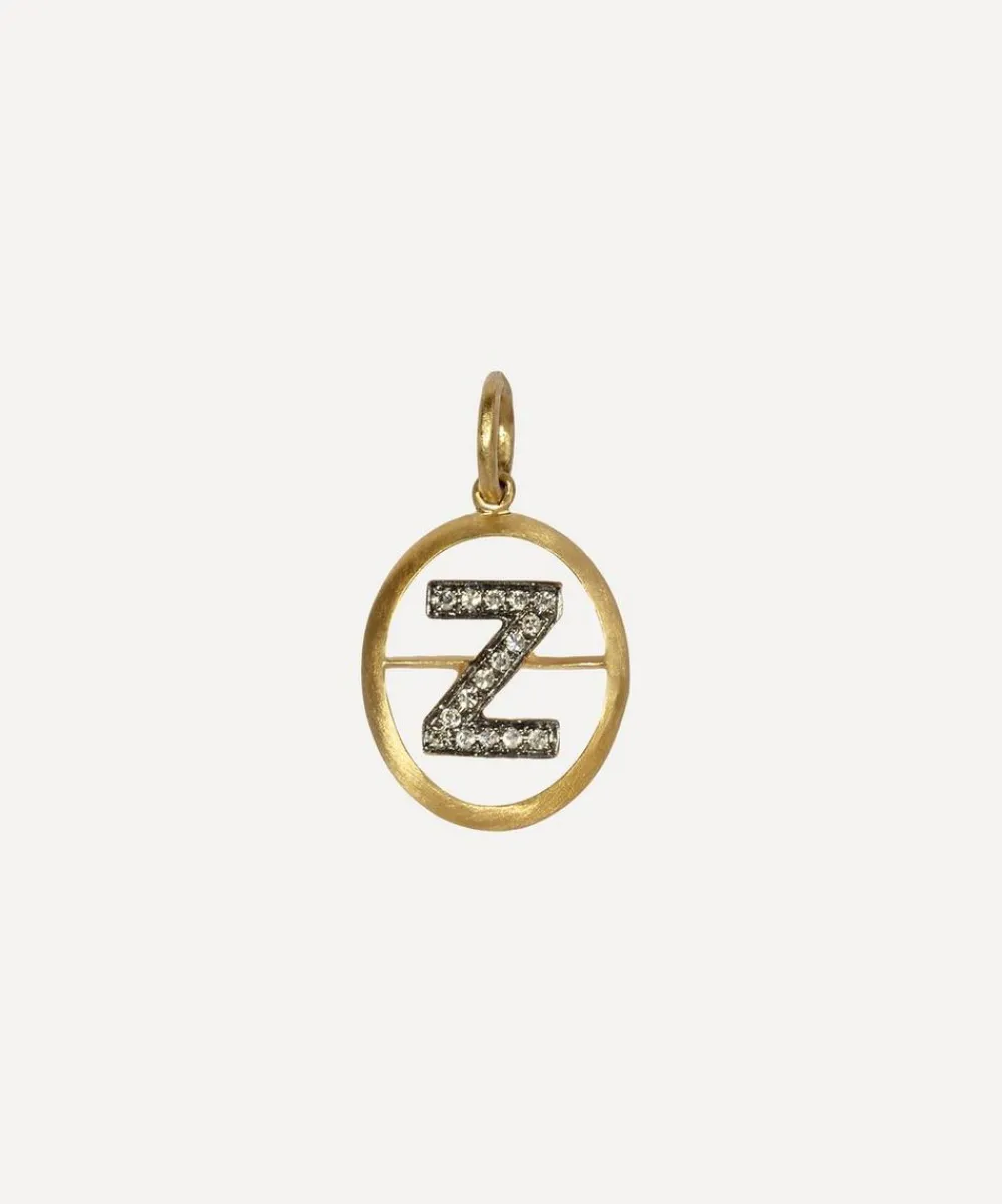 Annoushka Charms & Pendants|Charms & Pendants^18ct Gold Z Diamond Initial Pendant