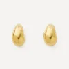 Alighieri Earrings^24ct Gold-Plated Abundant Dream Hoop Earrings