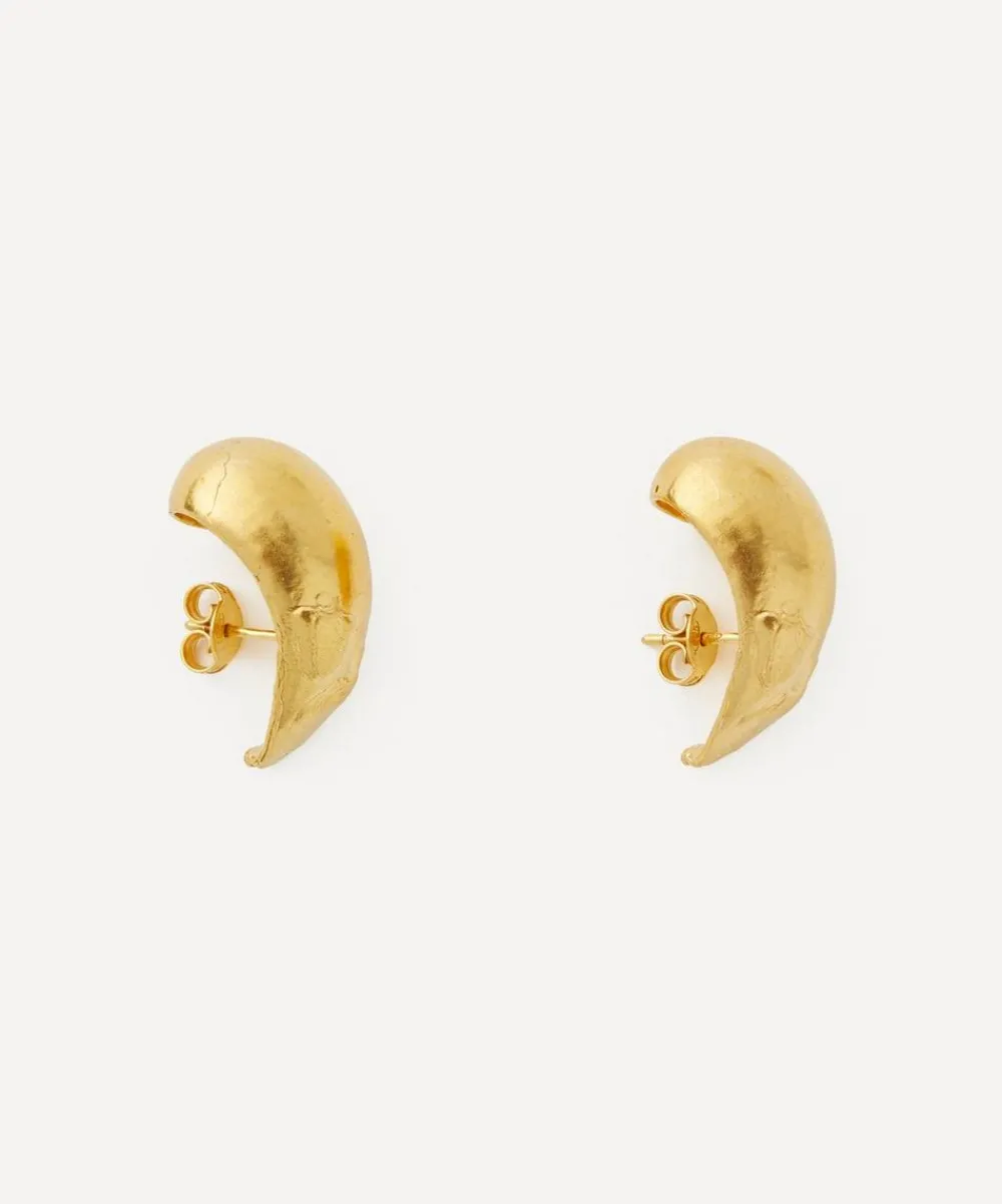 Alighieri Earrings^24ct Gold-Plated Abundant Dream Hoop Earrings
