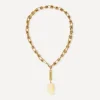 By Alona Necklaces^18ct Gold-Plated Alexandria Citrine Lariat Necklace
