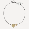 Martha Calvo Necklaces^14ct Gold-Plated Amor Cord Necklace