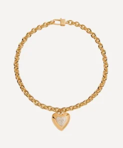 Martha Calvo Necklaces^14ct Gold-Plated Amor Pave Pendant Necklace