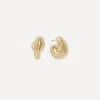 SHASHI Earrings^14ct Gold-Plated Anderson Hoop Earrings