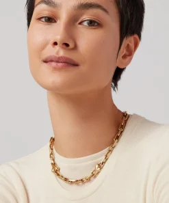 JENNY BIRD Necklaces|Necklaces^14ct Gold-Plated Art Heart Chain Necklace
