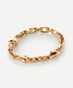 JENNY BIRD Bracelets|Bracelets^14ct Gold-Plated Art Heart Chain Bracelet