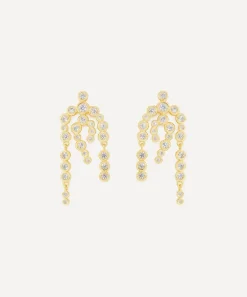 Alexis Bittar Earrings^14ct Gold-Plated Asterales Chandelier Drop Earrings