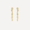 Alexis Bittar Earrings^14ct Gold-Plated Asterales Cascading Drop Earrings