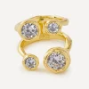 Alexis Bittar Rings^14ct Gold-Plated Asterales Open Ring