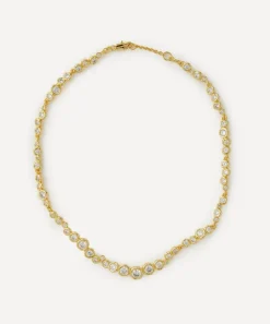 Alexis Bittar Necklaces^14ct Gold-Plated Asterales Riviera Necklace