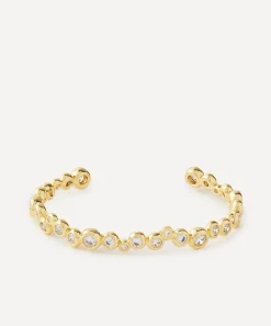 Alexis Bittar Bracelets^14ct Gold-Plated Asterales Skinny Cuff Bracelet