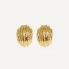 By Alona Earrings^18ct Gold-Plated Athena Clip-On Earrings
