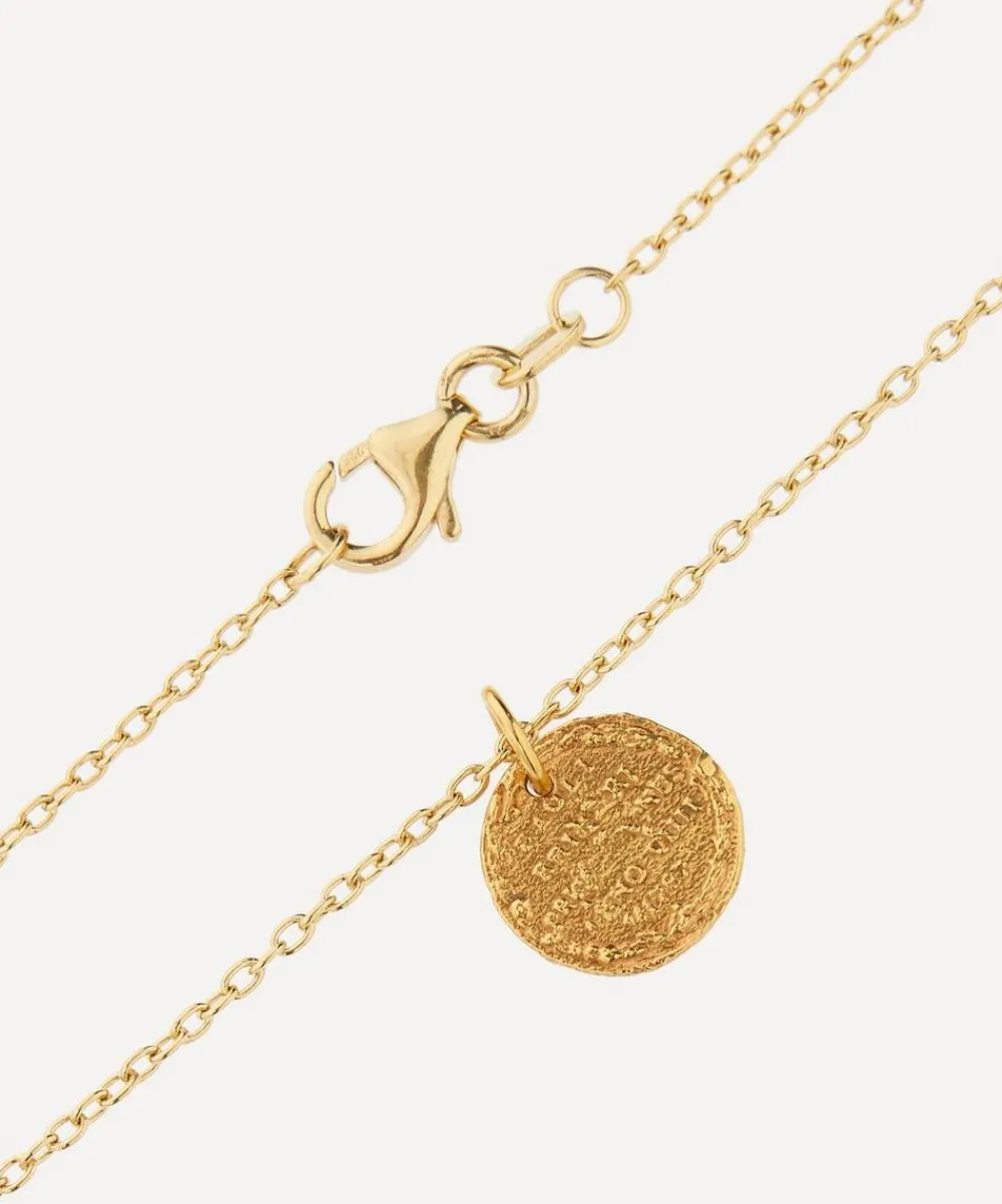 Alighieri Necklaces^24ct Gold-Plated Baby Lion Cub Pendant Necklace