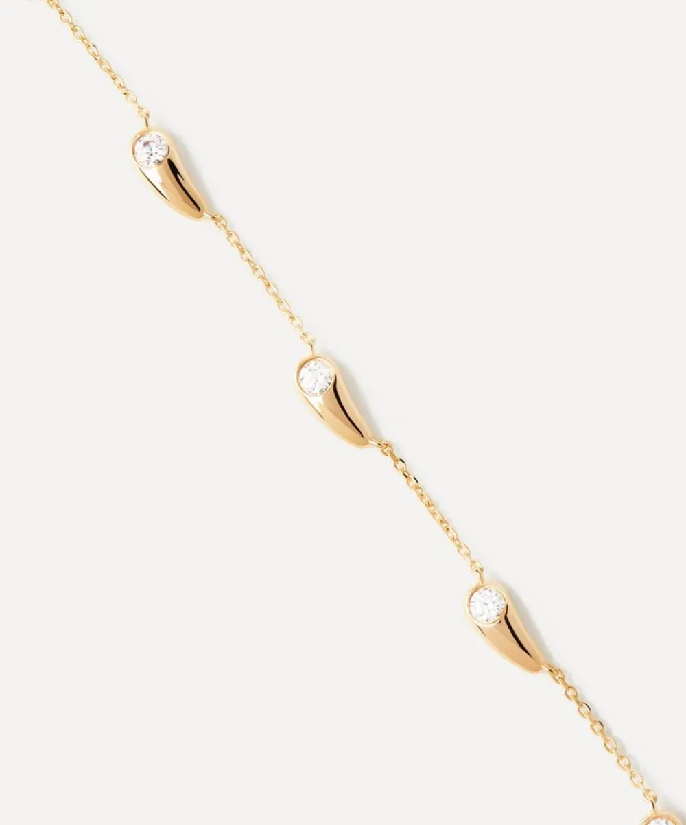 PDPAOLA Bracelets^18ct Gold-Plated Becca Chain Bracelet