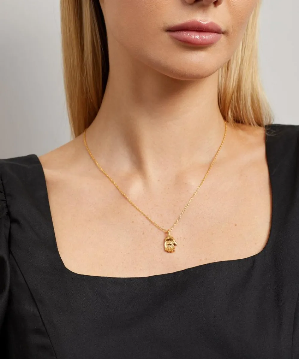 Alighieri Necklaces^24ct Gold-Plated Bronze Token Of Love Amulet Necklace