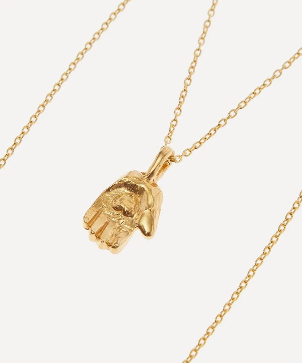 Alighieri Necklaces^24ct Gold-Plated Bronze Token Of Love Amulet Necklace