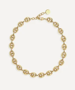 By Alona Necklaces^18ct Gold-Plated Capri Mariner Chain Necklace