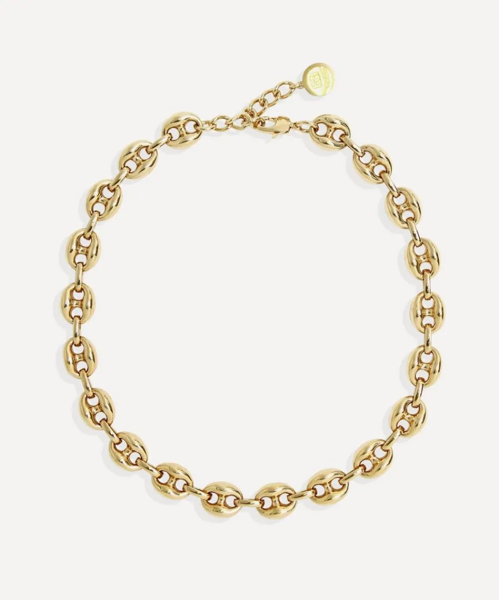 By Alona Necklaces^18ct Gold-Plated Capri Mariner Chain Necklace