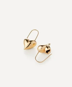 JENNY BIRD Earrings|Earrings^14ct Gold-Plated Celeste Heart Drop Earrings