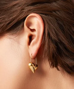 JENNY BIRD Earrings|Earrings^14ct Gold-Plated Celeste Heart Drop Earrings